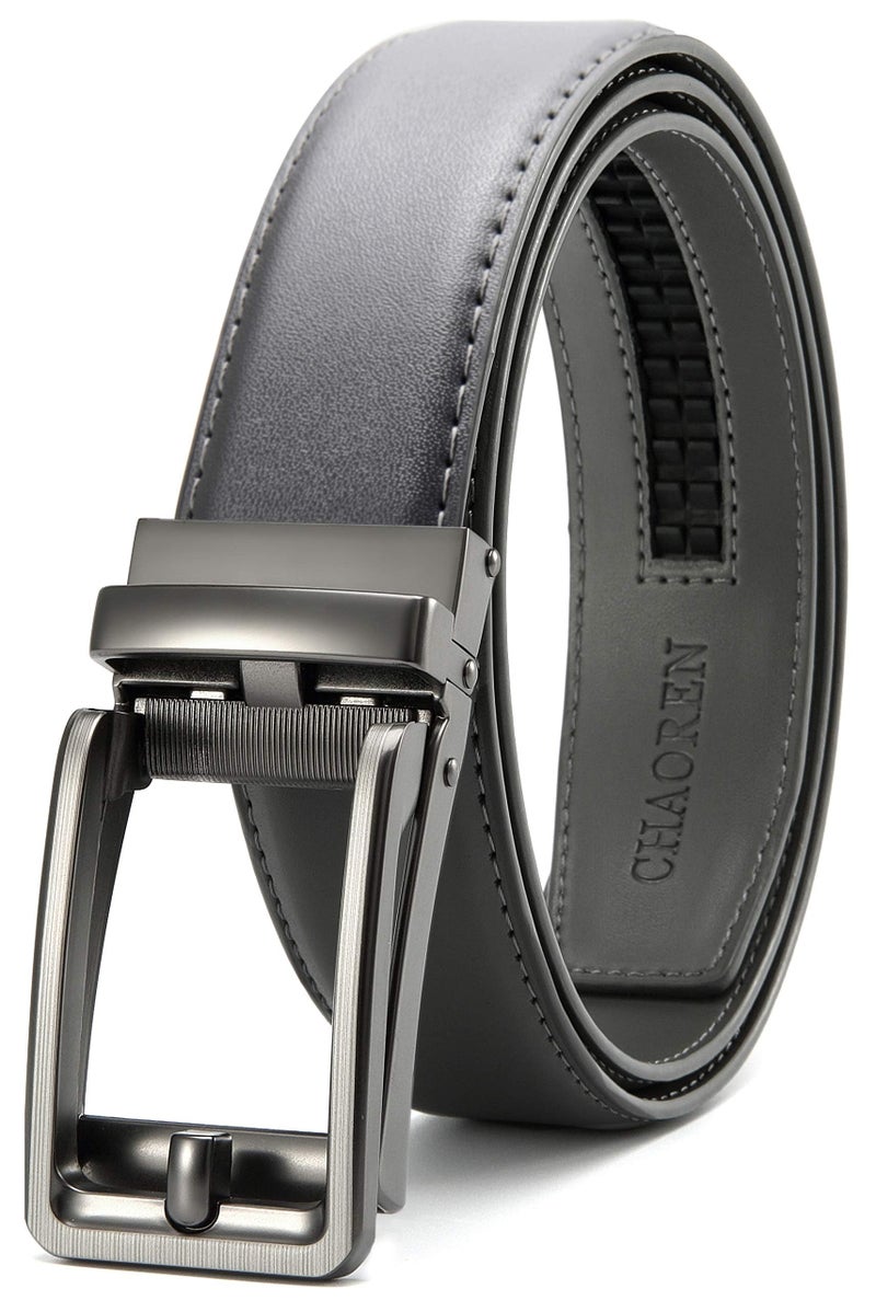 CHAOREN Click Belts for Men - Mens Ratchet Belt 1 3/8" for Dress Pants - Perfect Companion to Men's Oxfords - Image 1